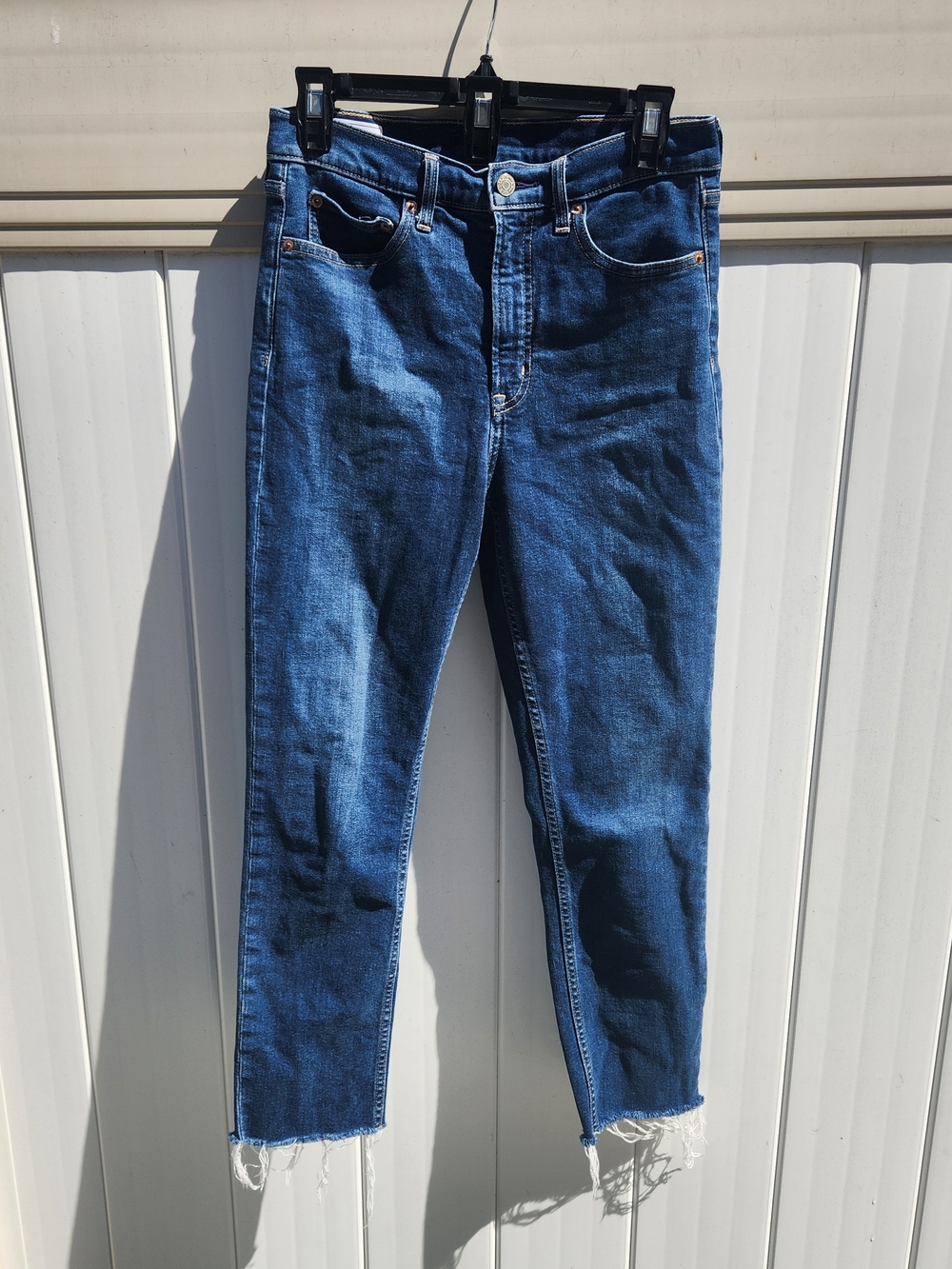 Women’s Dark Blue High-Rise Skinny Jeans